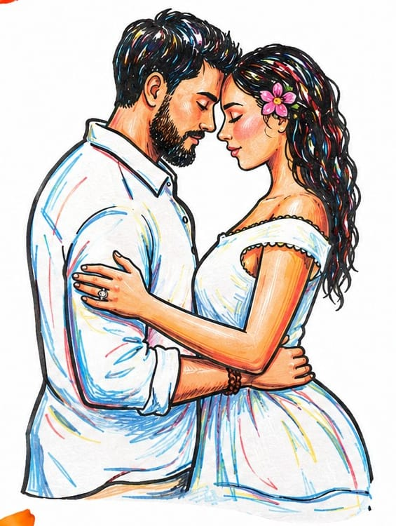 Imagen verdadera de John y Luisa